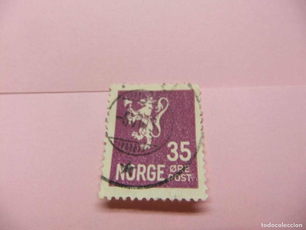 Sellos: L 48 NORUEGA NORGE 1934 / SERIE CORRIENTE / YVERT 159 FU