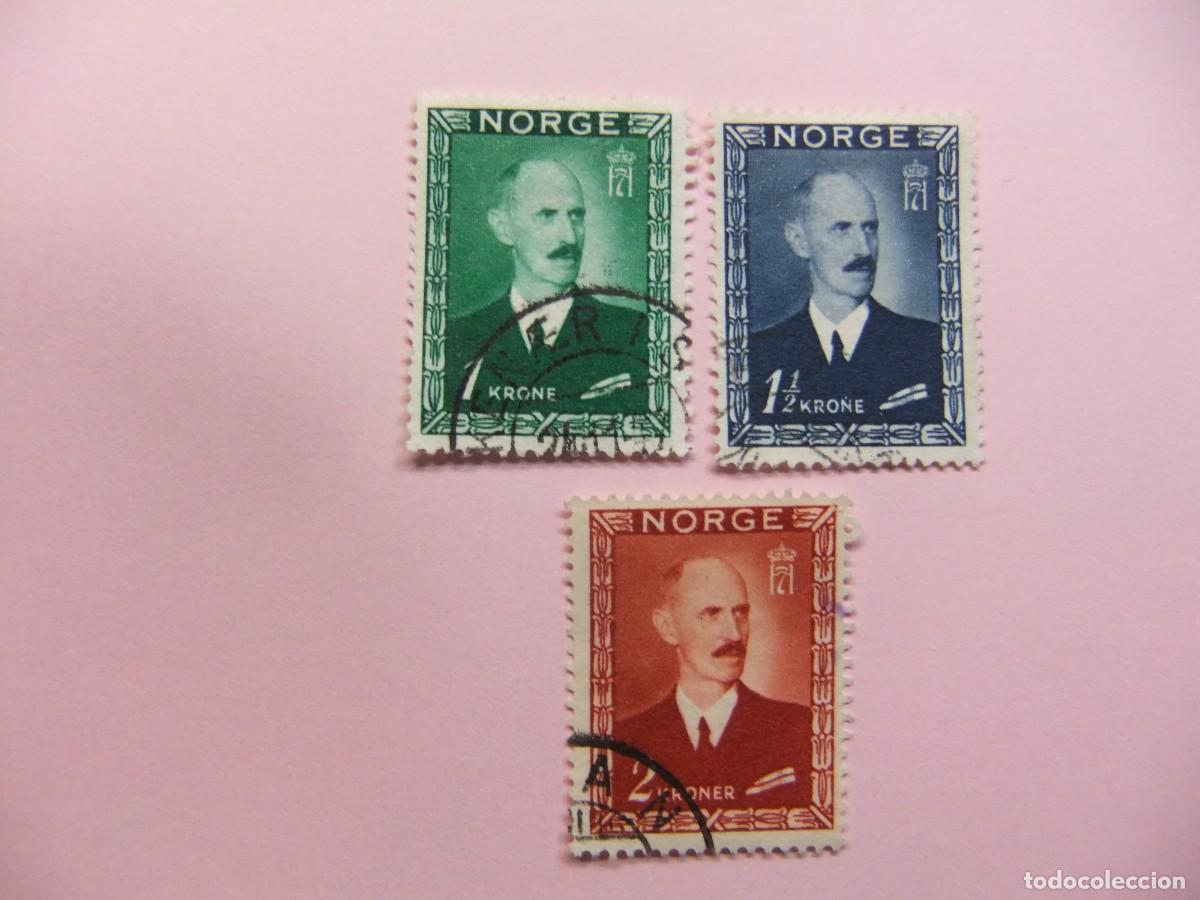 Sellos: L 48 NORUEGA NORGE 1943 / SALVAMENTO en INVIERNO / YVERT 254 / 256 MH