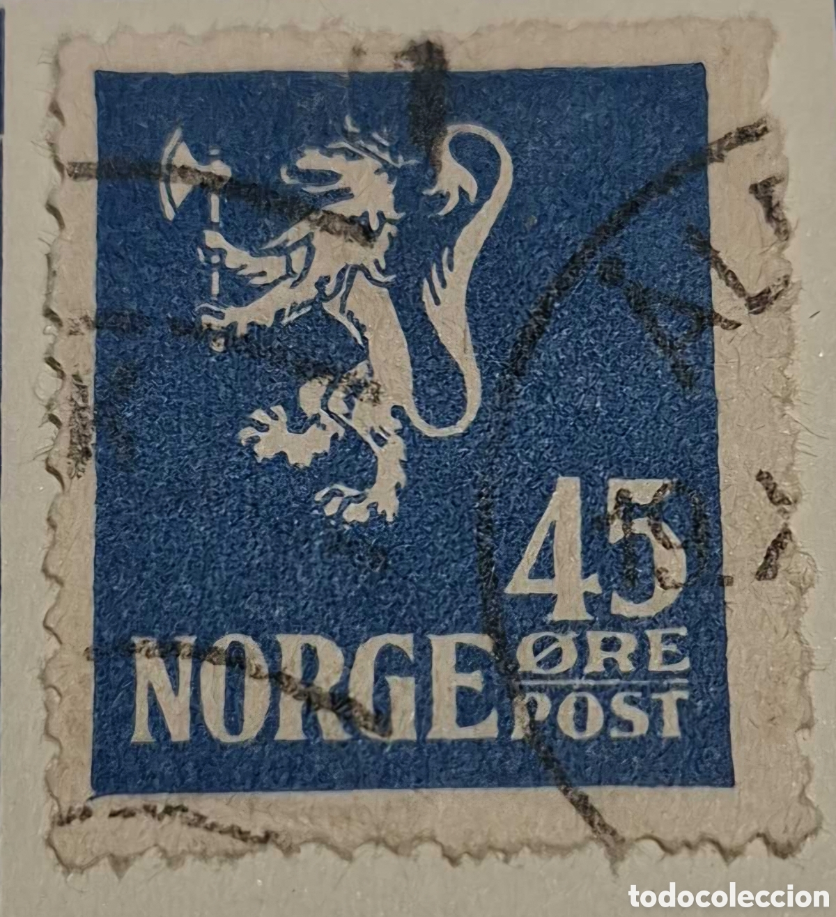 Sellos: 3 sellos de Noruega de 1922-24 de 20, 25 y 45 k usados