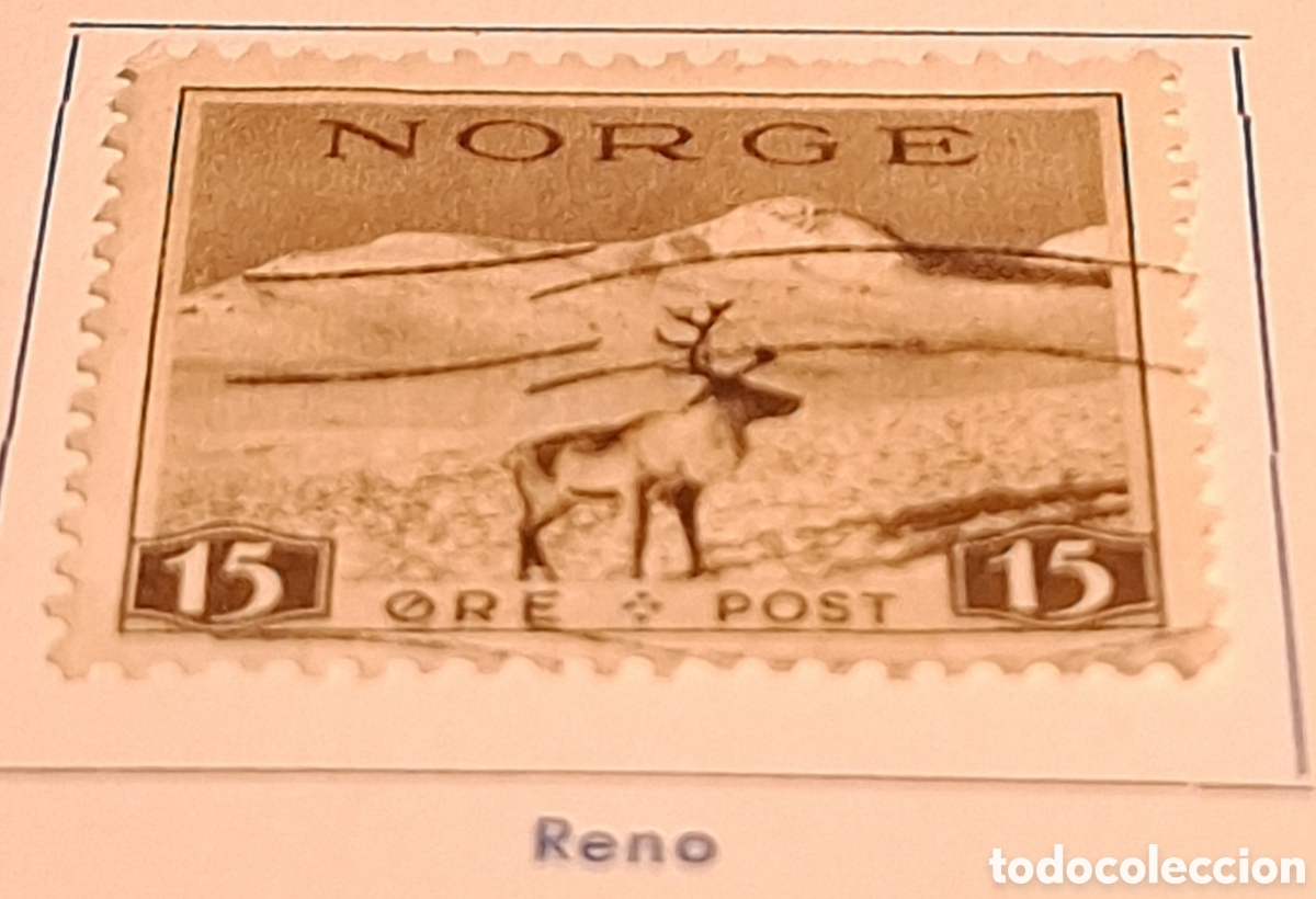 Sellos: Serie 3 sellos de Noruega 1938 usados
