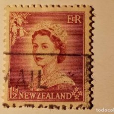 Sellos: NUEVA ZELANDA 1952 REINA ELISABETH II