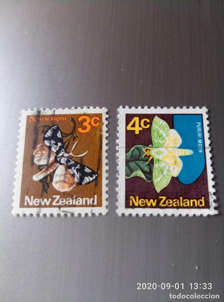 Sellos: lote sellos nueva Zelanda New zealand insectos mariposas - Foto 1 - 216012018