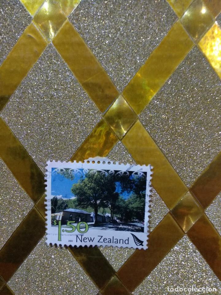 Sellos: SELLO USADO DE NUEVA ZELANDA * - Foto 1