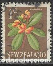 Sellos: NUEVA ZELANDA YVERT 444, FLORA - Foto 1