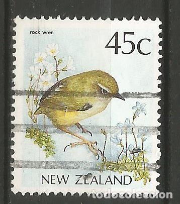 Sellos: NUEVA ZELANDA - WREN DE ROCA - USADO - Foto 1