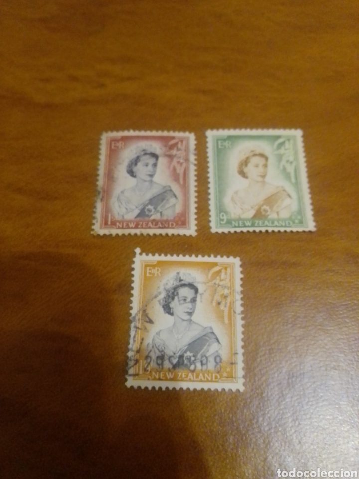 Sellos: Nueva Zelanda Isabel II - Foto 1