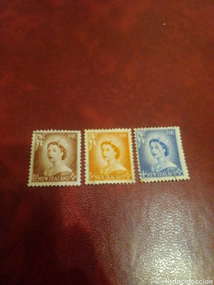 Sellos: Nueva Zelanda Isabel II - Foto 1