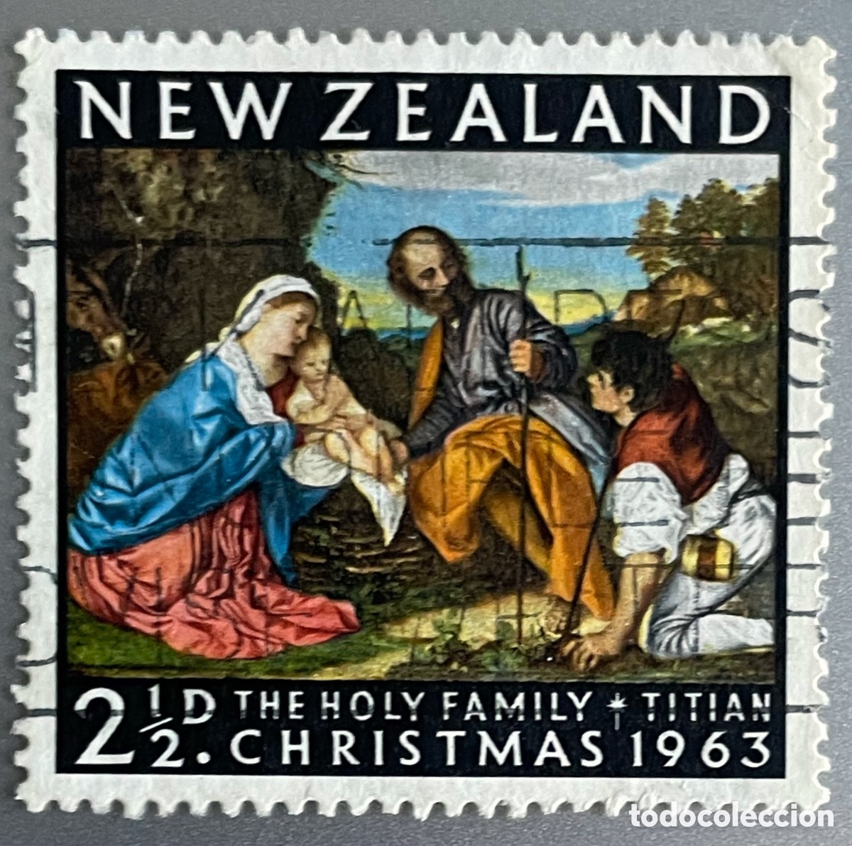 Sellos: Nueva Zelanda. Navidad 1963 - Foto 1