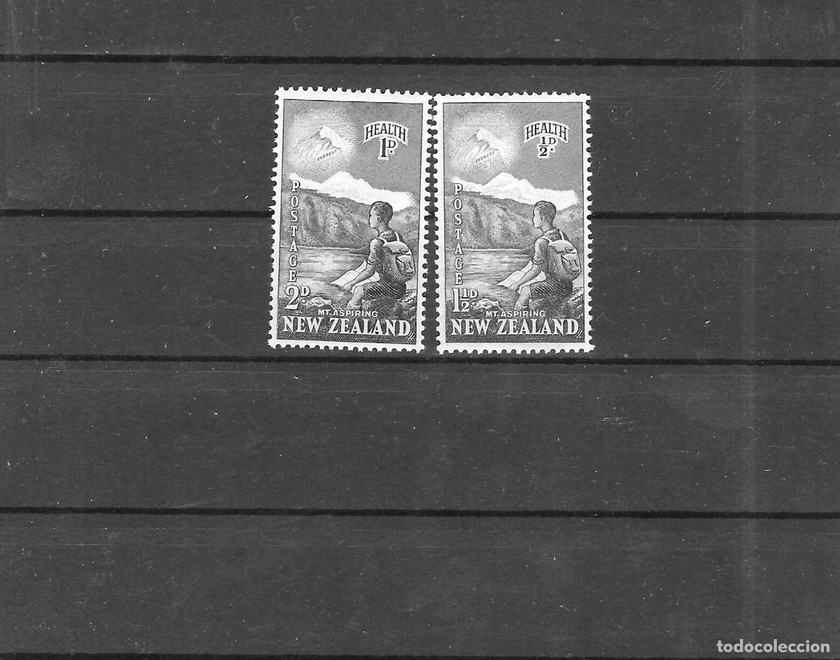 Sellos: NUEVA ZELANDA N&ordm; 341 al 342 (**) - Foto 1