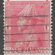Francobolli: NUEVA ZELANDA 1926 - JORGE V, EN UNIFORME DE ALMIRANTE, 1P ROJO - USADO