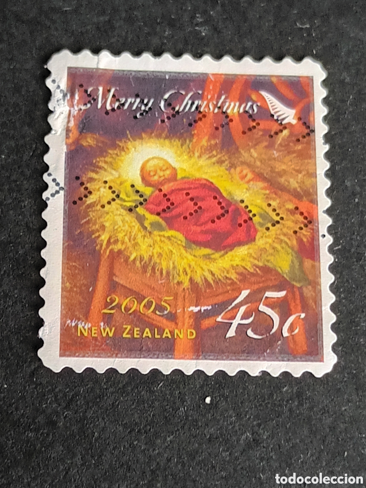 Sellos: NUEVA ZELANDA. SELLO USADO. - Foto 1