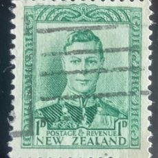 Sellos: SELLO USADO NUEVA ZELANDA 1938- 1941 - REY GEORGE VI - VALOR FACIAL 1D