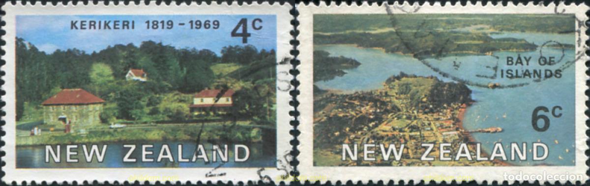 Sellos: 782132 USED NUEVA ZELANDA 1969 150 ANIVERSARIO DEL PRIMER ESTABLECIMIENTO DE EUROPEOS