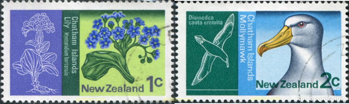 Sellos: 782152 USED NUEVA ZELANDA 1970 FAUNA Y FLORA DE CHATHAM