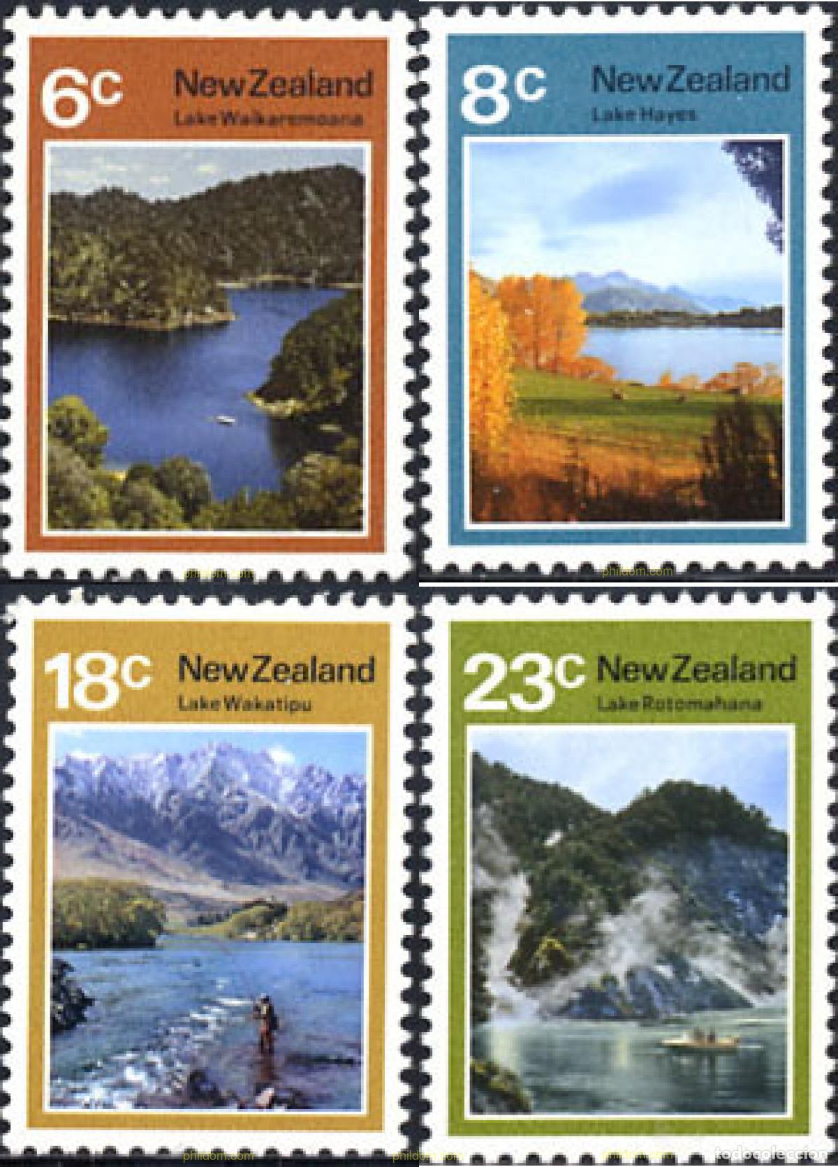 Sellos: 173084 MNH NUEVA ZELANDA 1972 PAISAJES