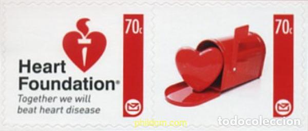 Sellos: 773881 MNH NUEVA ZELANDA 2012 FUNDACION DEL CORAZON - SELLO PERSONALIZADO