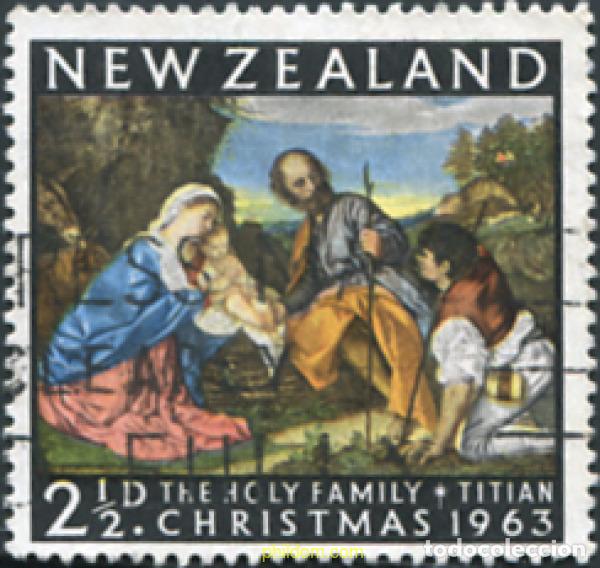 Sellos: 782259 USED NUEVA ZELANDA 1963 NAVIDAD