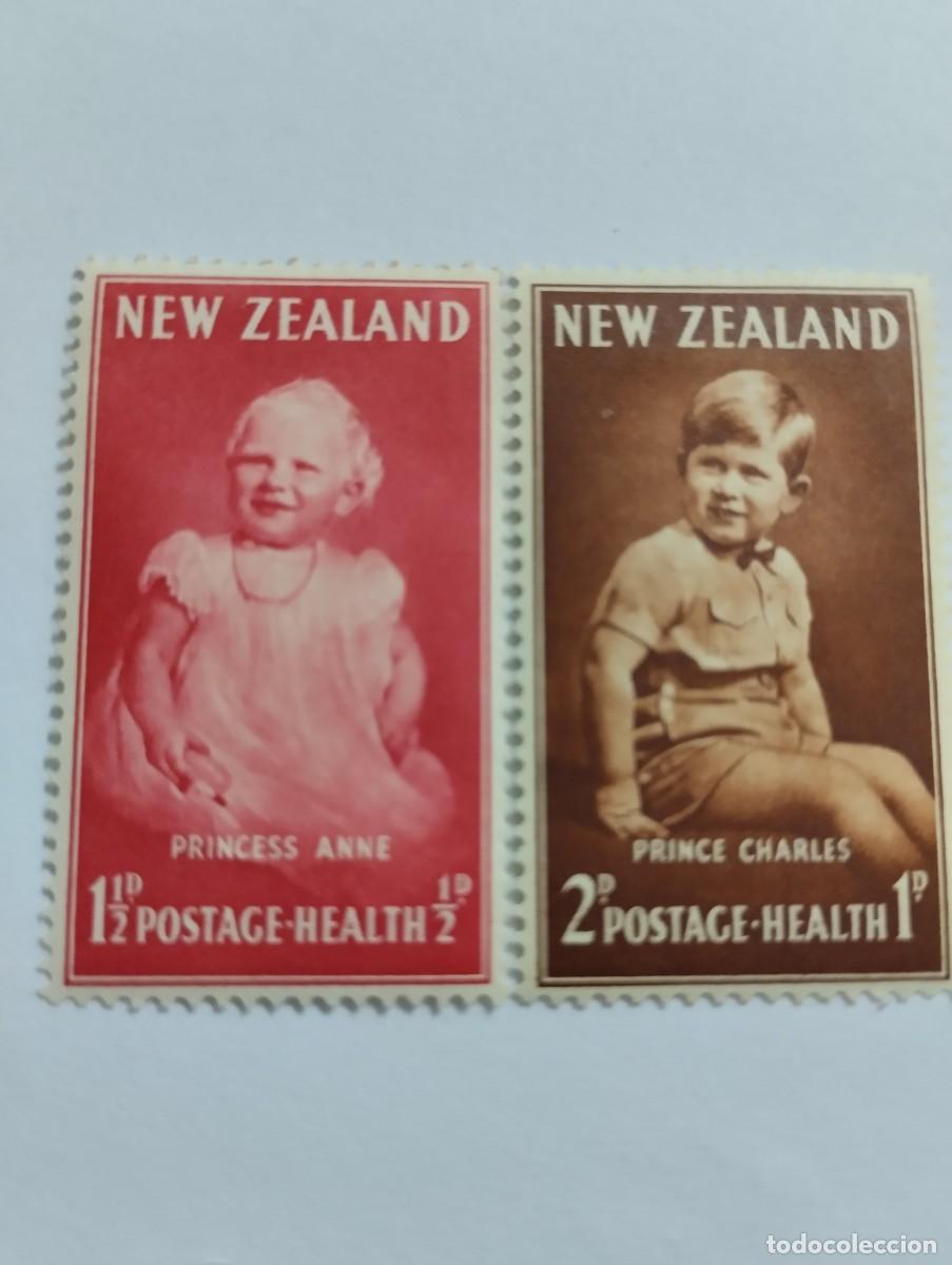 Sellos: SELLOS NUEVA ZELANDA, A&Ntilde;O 1952, SERIE COMPLETA**MNH, YVERT 315/16, MICHEL 319/20 SALUD INFANTIL.