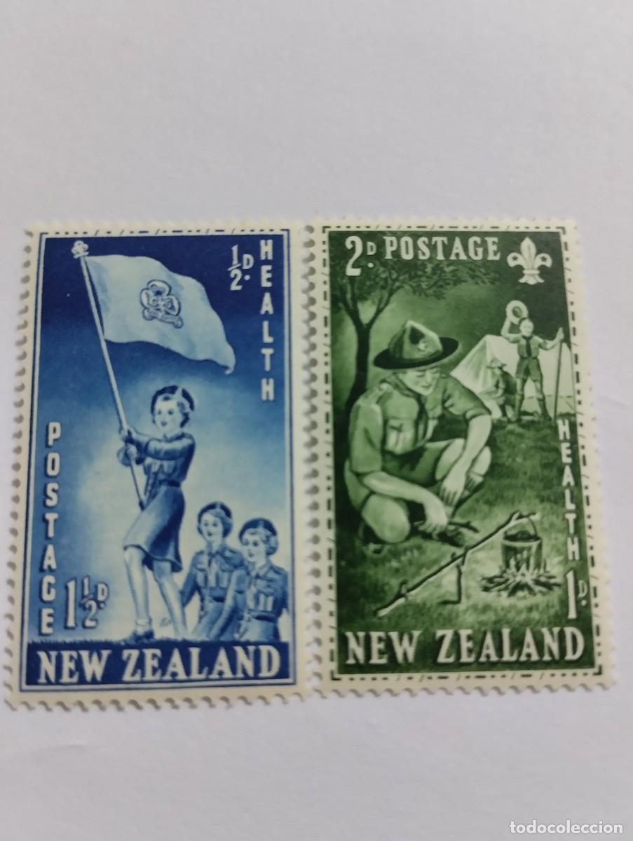 Sellos: SELLOS NUEVA ZELANDA, A&Ntilde;O 1953, SERIE COMPLETA**MNH, SCOUTS, YVERT 323/24, MICHEL 328/29