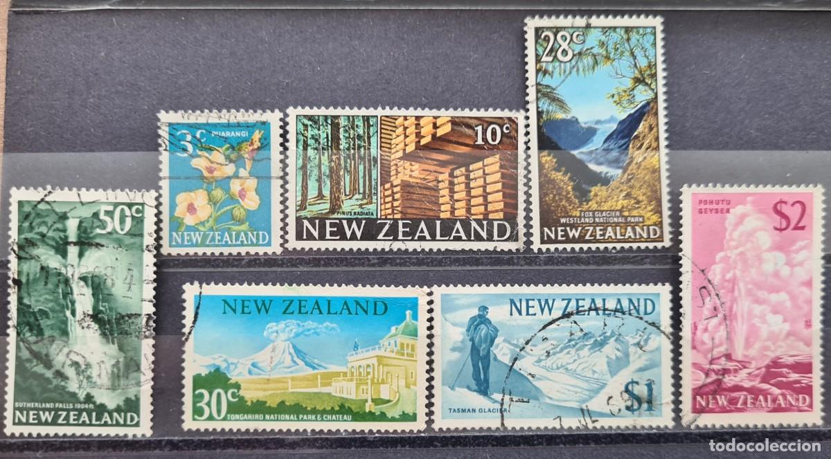 Sellos: Serie de sellos usados de Nueva Zelanda 1967-68