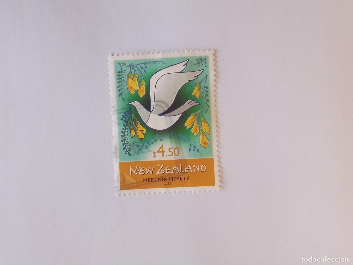 Stamps: A&Ntilde;O 2022 NUEVA ZELANDA SELLO USADO