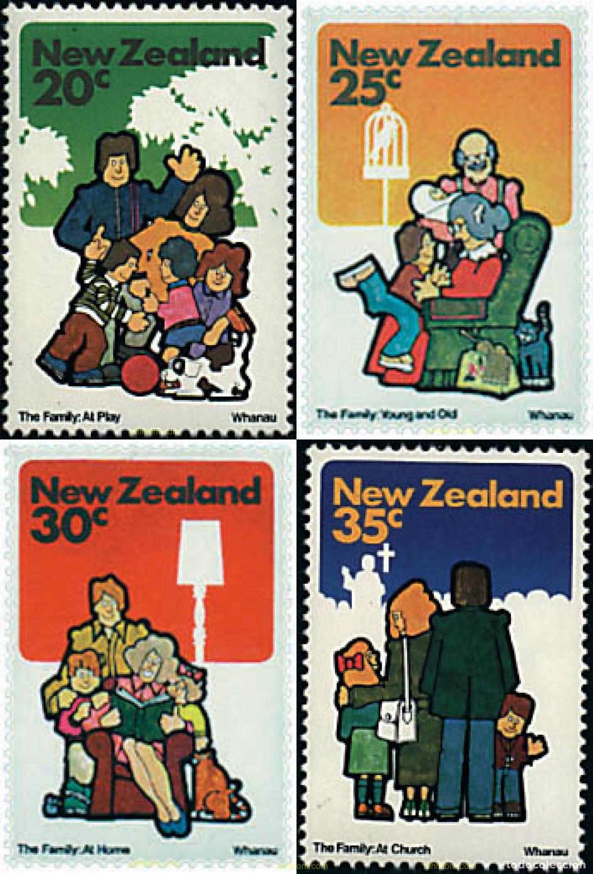 Sellos: 71492 MNH NUEVA ZELANDA 1981 LA VIDA EN FAMILIA
