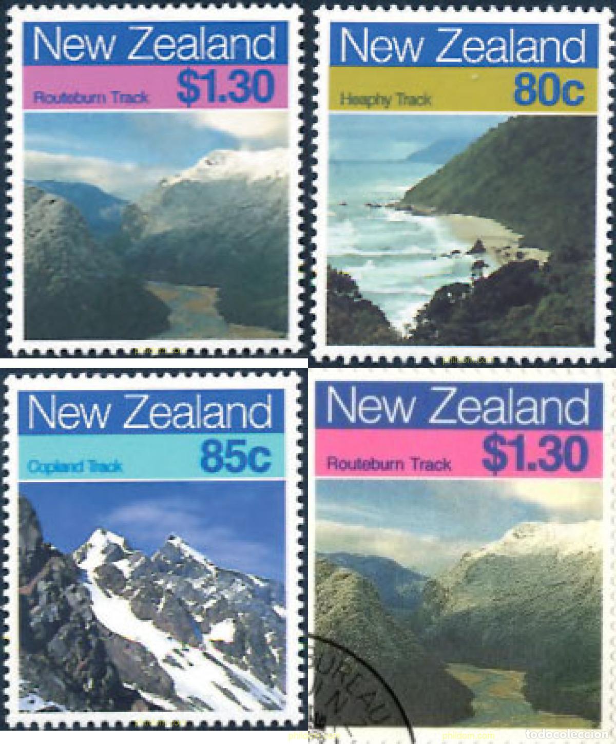 Sellos: 50416 MNH NUEVA ZELANDA 1988 TURISMO. PAISAJES MONTA&Ntilde;OSOS