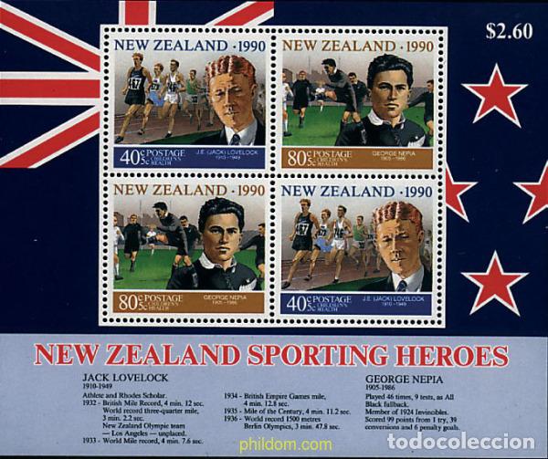 Sellos: 44690 MNH NUEVA ZELANDA 1990 DEPORTES