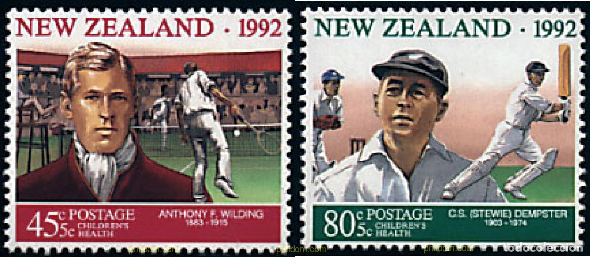 Sellos: 44706 MNH NUEVA ZELANDA 1992 DEPORTES