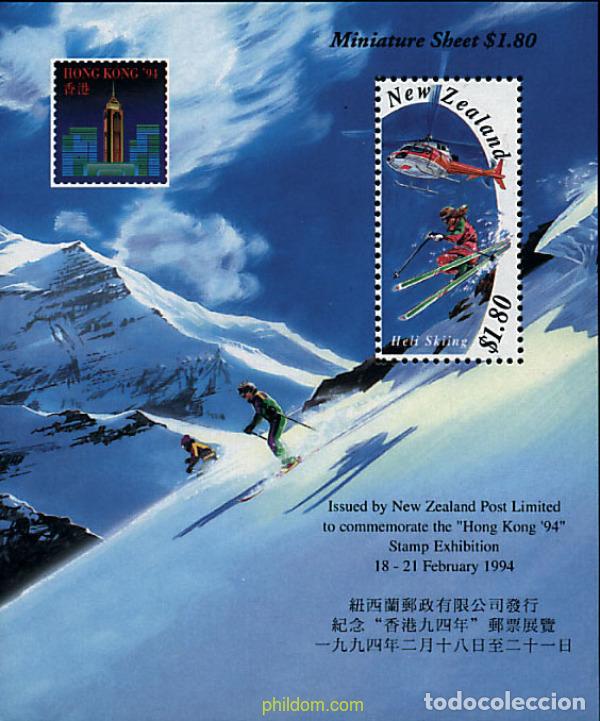 Sellos: 44717 MNH NUEVA ZELANDA 1994 HONG KONG 94. EXPOSICION FILATELICA INTERNACIONAL