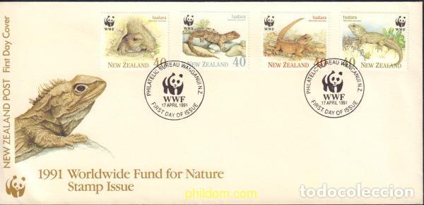 Sellos: 572539 MNH NUEVA ZELANDA 1991 TUATARA