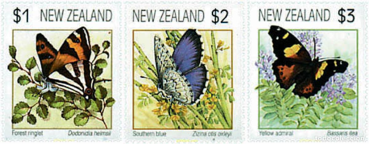Sellos: 77313 MNH NUEVA ZELANDA 1991 MARIPOSAS