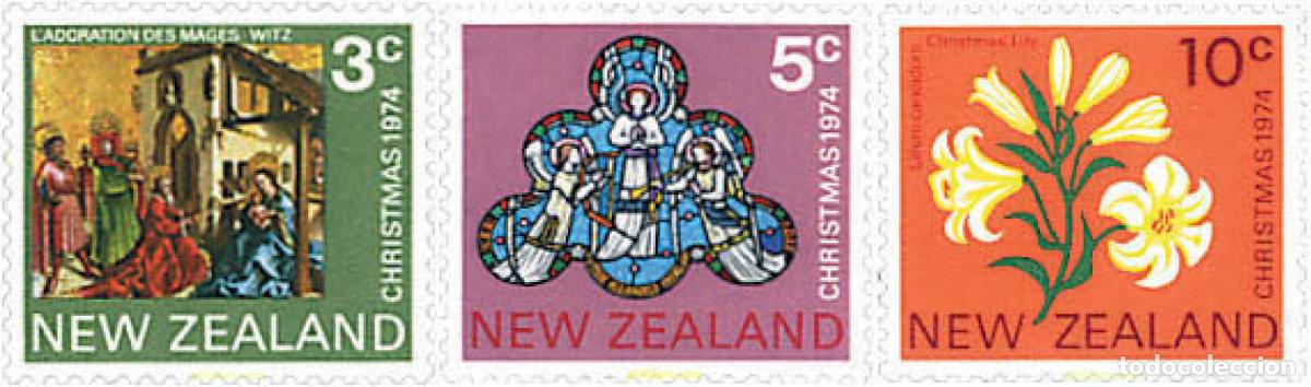 Sellos: 95700 MNH NUEVA ZELANDA 1974 NAVIDAD