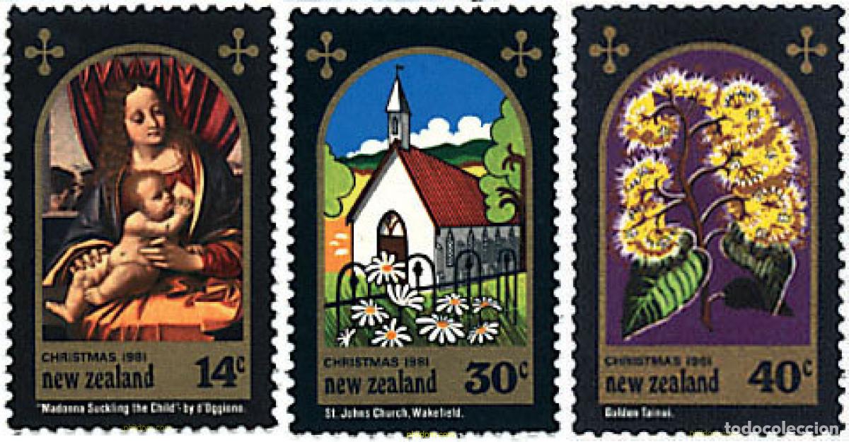 Sellos: 95020 MNH NUEVA ZELANDA 1981 NAVIDAD
