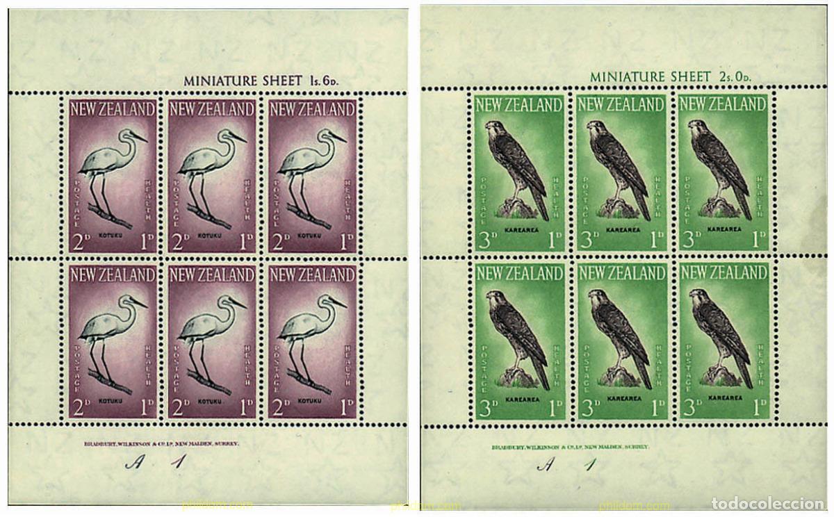 Sellos: 10523 MNH NUEVA ZELANDA 1961 SOBRETASA POR LA SANIDAD Y LA INFANCIA