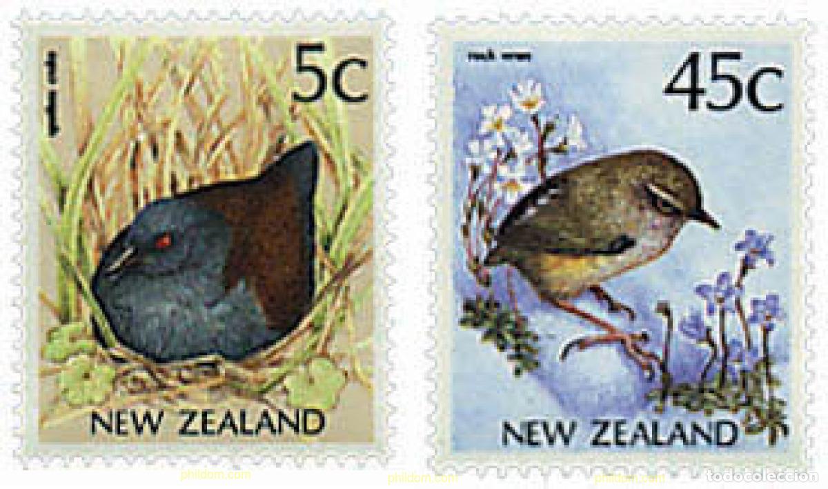 Sellos: 44698 MNH NUEVA ZELANDA 1991 AVES
