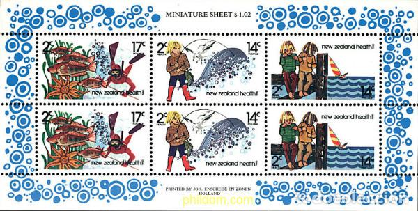 Sellos: 11938 MNH NUEVA ZELANDA 1980 SOBRETASA POR LA SANIDAD Y LA INFANCIA