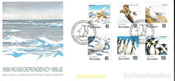 Sellos: 399400 MNH NUEVA ZELANDA 1990 AVES