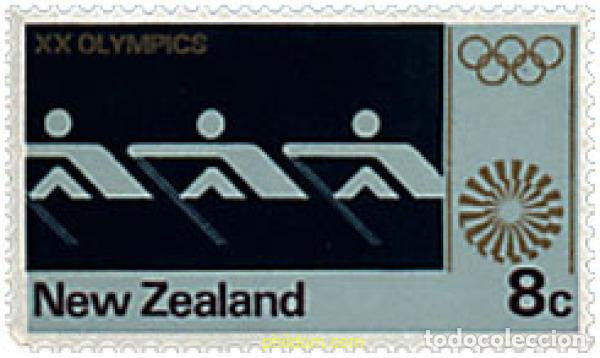 Sellos: 220339 HINGED NUEVA ZELANDA 1973 ANIVERSARIOS