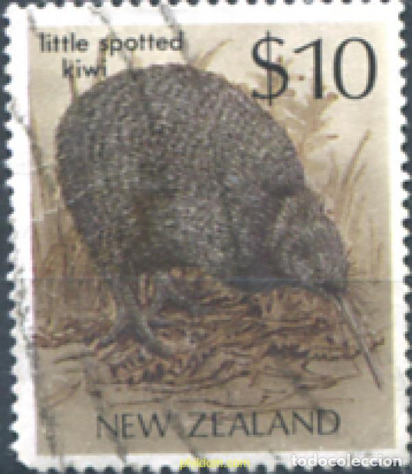 Sellos: 321117 USED NUEVA ZELANDA 1989 AVES. KIWI