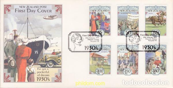 Sellos: 401884 MNH NUEVA ZELANDA 1993 LA NUEVA ZELANDA DE LOS A&Ntilde;OS 30