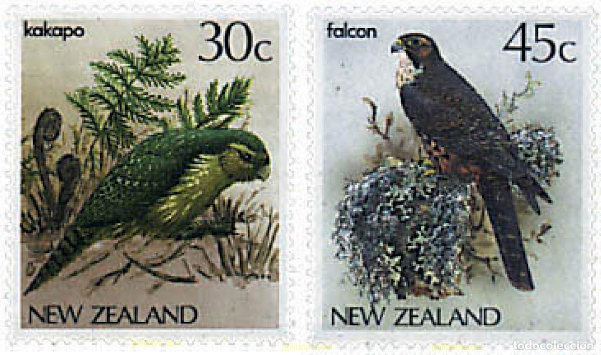 Sellos: 44670 MNH NUEVA ZELANDA 1986 SERIE BASICA. PAJAROS