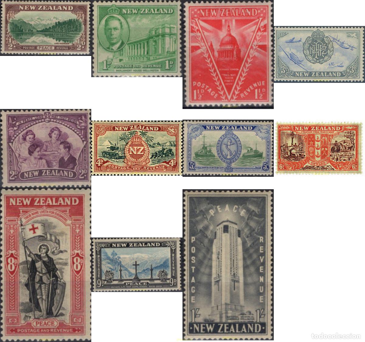 Sellos: 45429 MNH NUEVA ZELANDA 1946 ANIVERSARIO DE LA VICTORIA