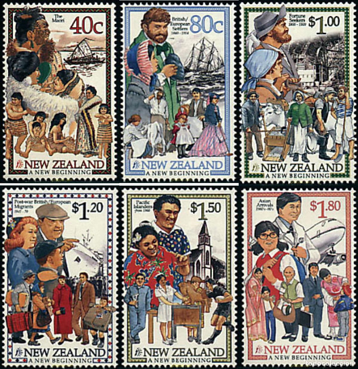 Sellos: 97725 MNH NUEVA ZELANDA 1998 SERIE DEL MILENIO. UN NUEVO COMIENZO