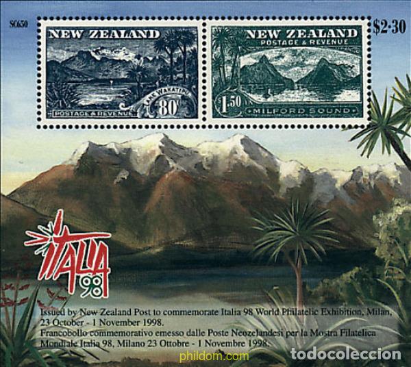 Sellos: 349436 MNH NUEVA ZELANDA 1998 ITALIA 98. EXPOSICION FILATELICA INTERNACIONAL