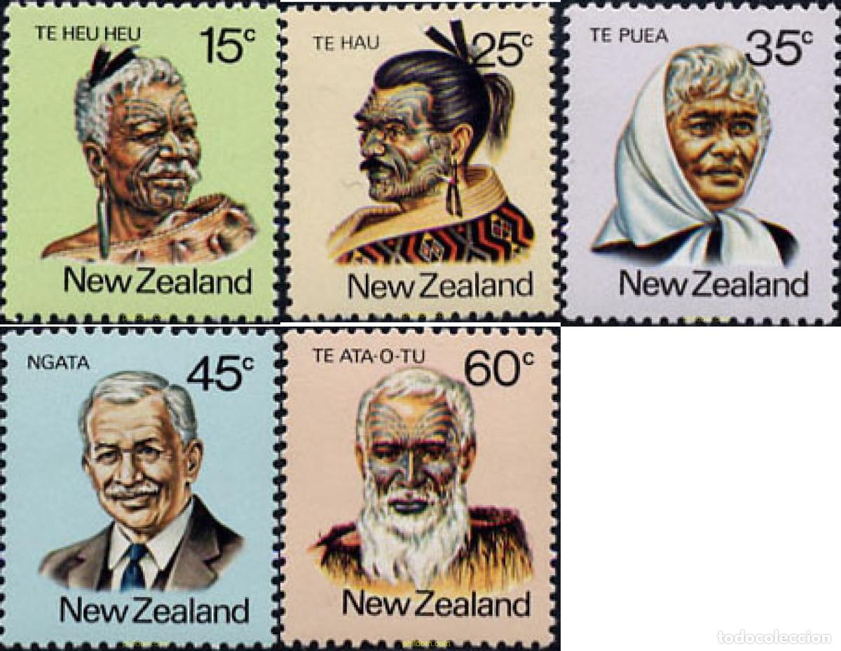 Sellos: 6691 MNH NUEVA ZELANDA 1980 MAORIS