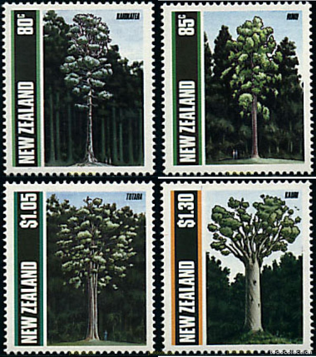 Sellos: 44685 MNH NUEVA ZELANDA 1989 ARBOLES