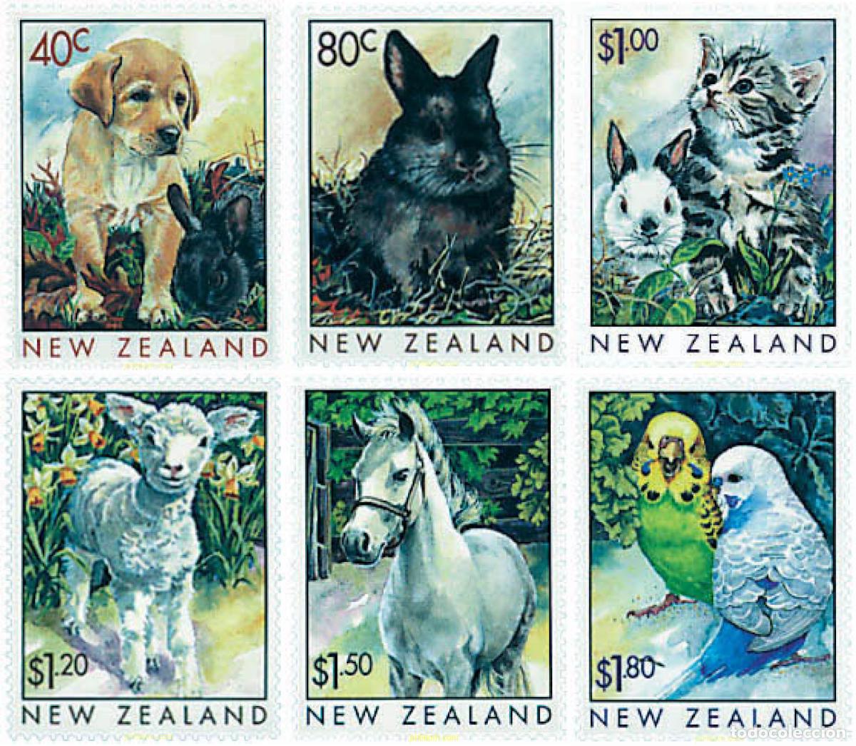 Sellos: 37938 MNH NUEVA ZELANDA 1999 ANIMALES DOMESTICOS