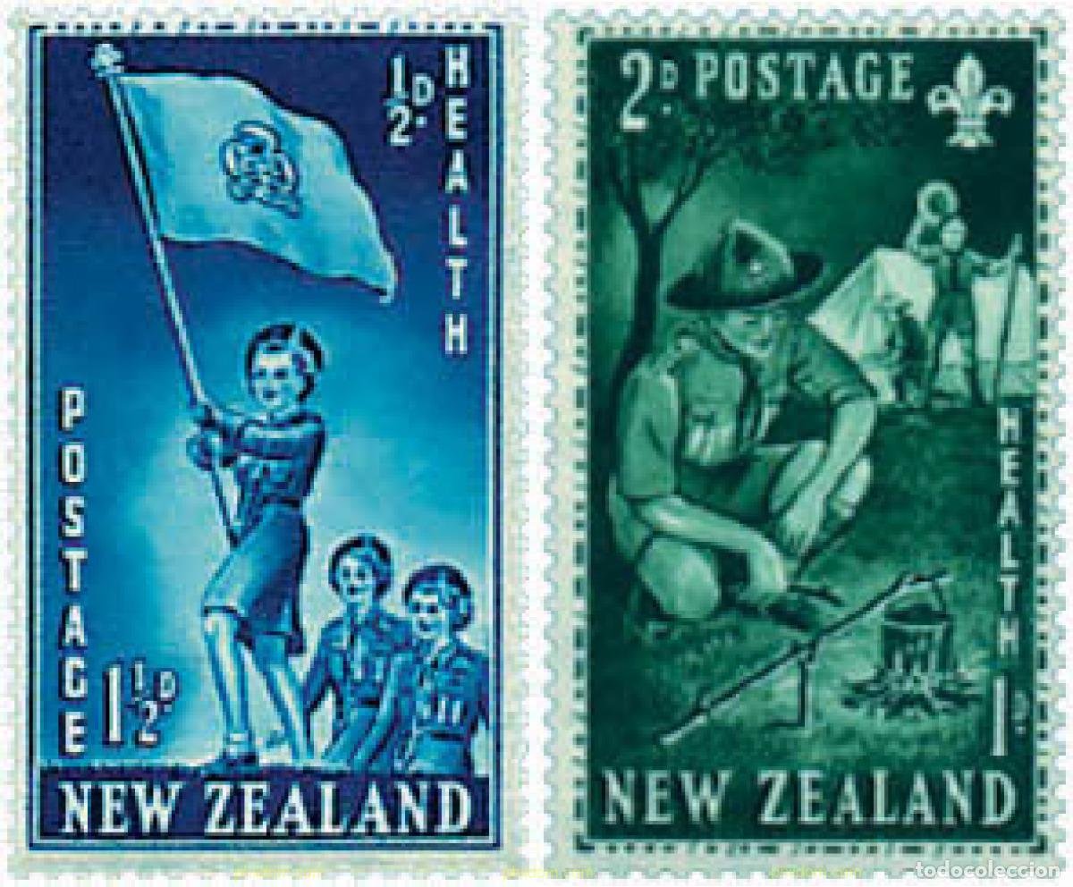Sellos: 321116 HINGED NUEVA ZELANDA 1953 PRO INFANCIA