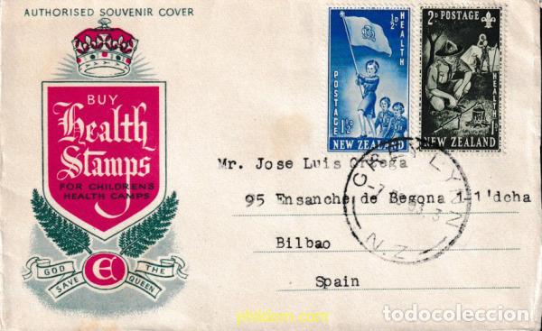 Sellos: 607383 MNH NUEVA ZELANDA 1953 PRO INFANCIA